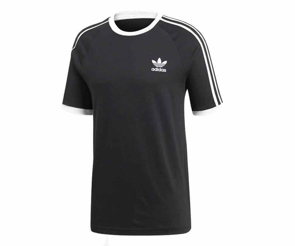 Remera Adidas Originals 3 tiras Negro/Blanco Hombre Deporfan - Moda y  Urbanas - Deportes - E-Shop