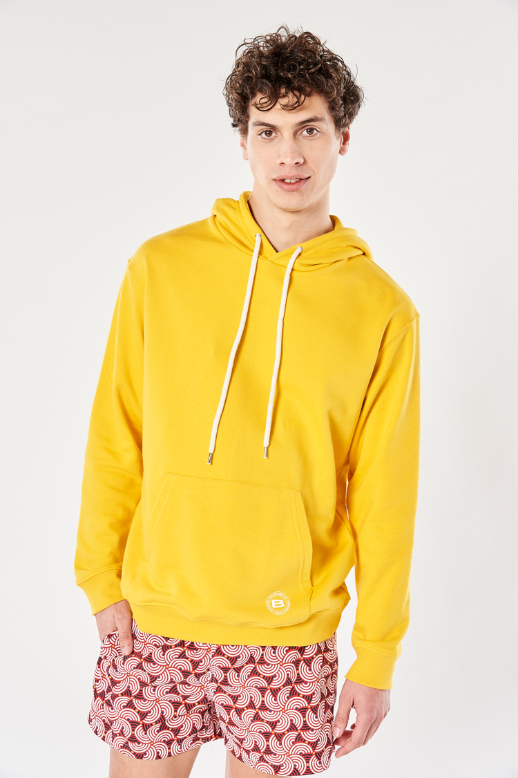 hoodie amarillo hombre