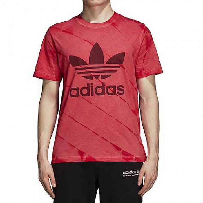 Remera Adidas Originals Algodon Batik Roja Hombre Deporfan - Moda y Urbanas  - Deportes - E-Shop