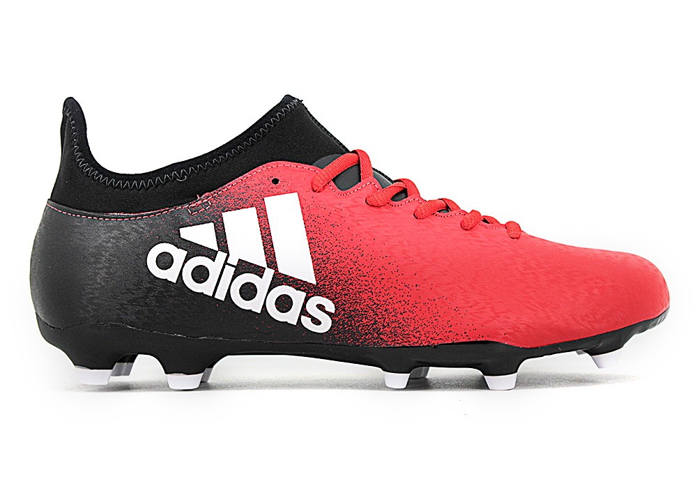 Botin Adidas X 16.5 Futbol Tapones Fijos Rojo Negro - Zapatillas - E-Shop