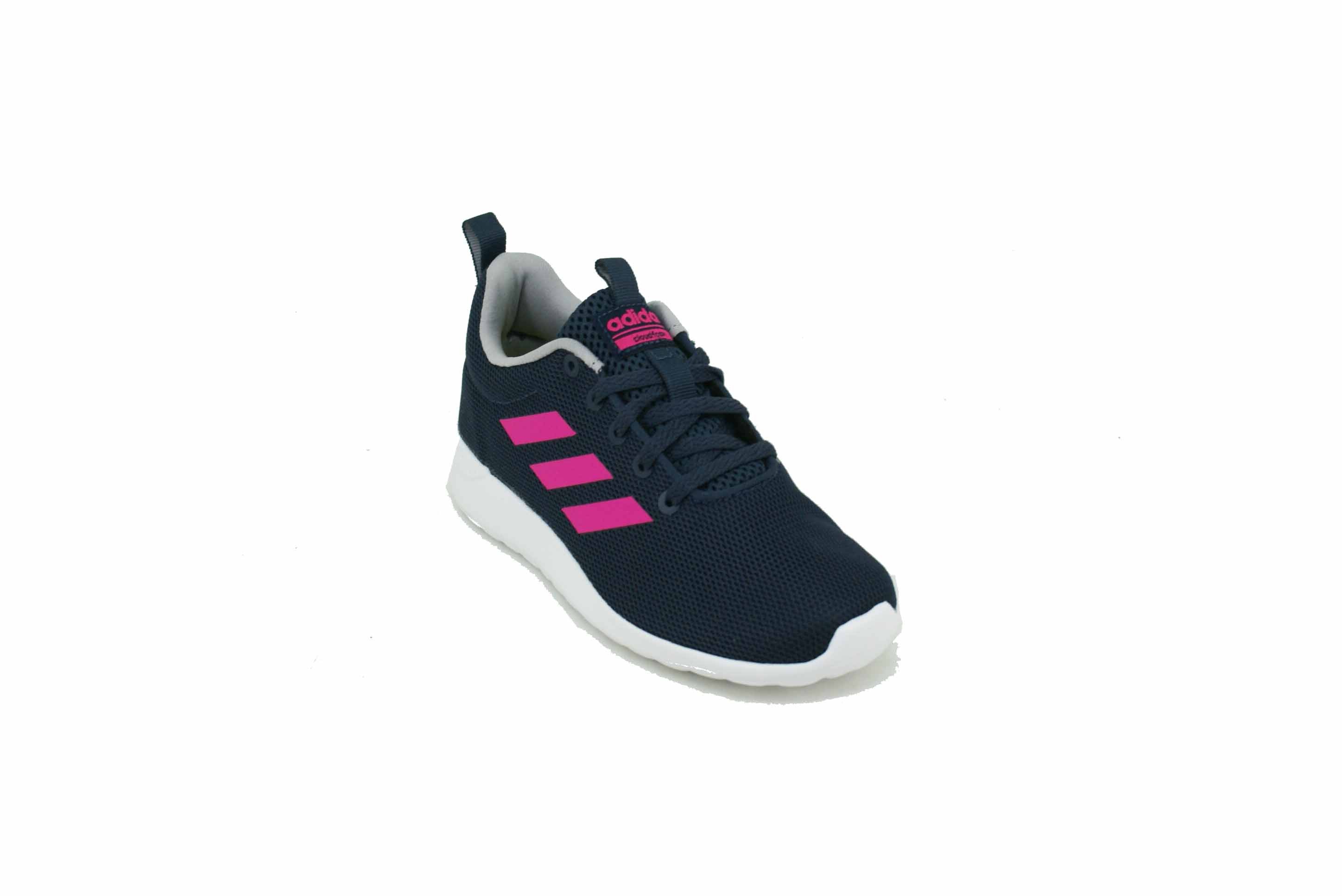 Zapatilla Adidas Lite Race CLN Gris/Fucsia/Blanco Nena - Zapatillas - Ninos  - E-Shop