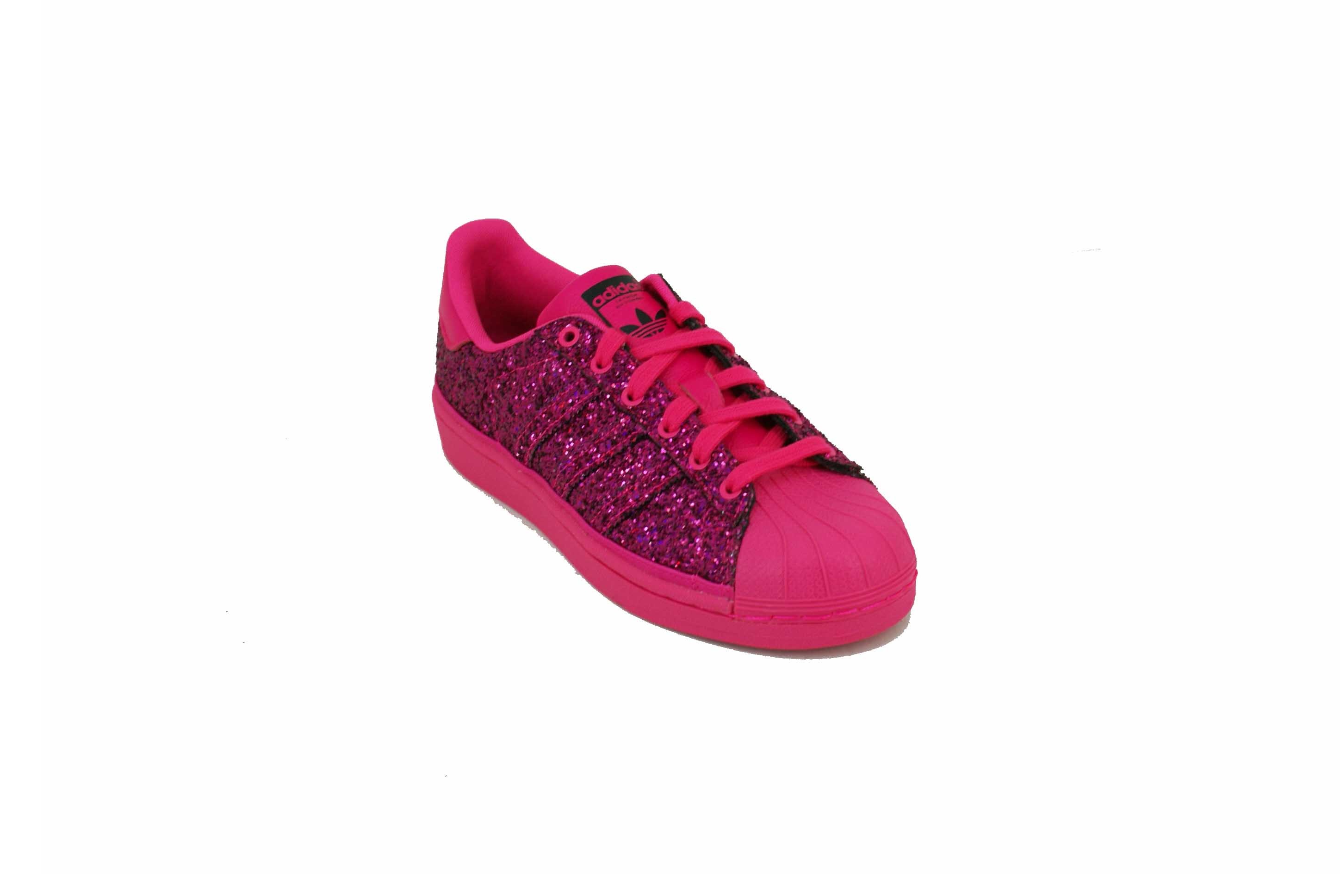 Zapatilla Adidas Originals Superstar Glitter Fucsia Dama Deporfan -  Zapatillas - Mujeres - E-Shop