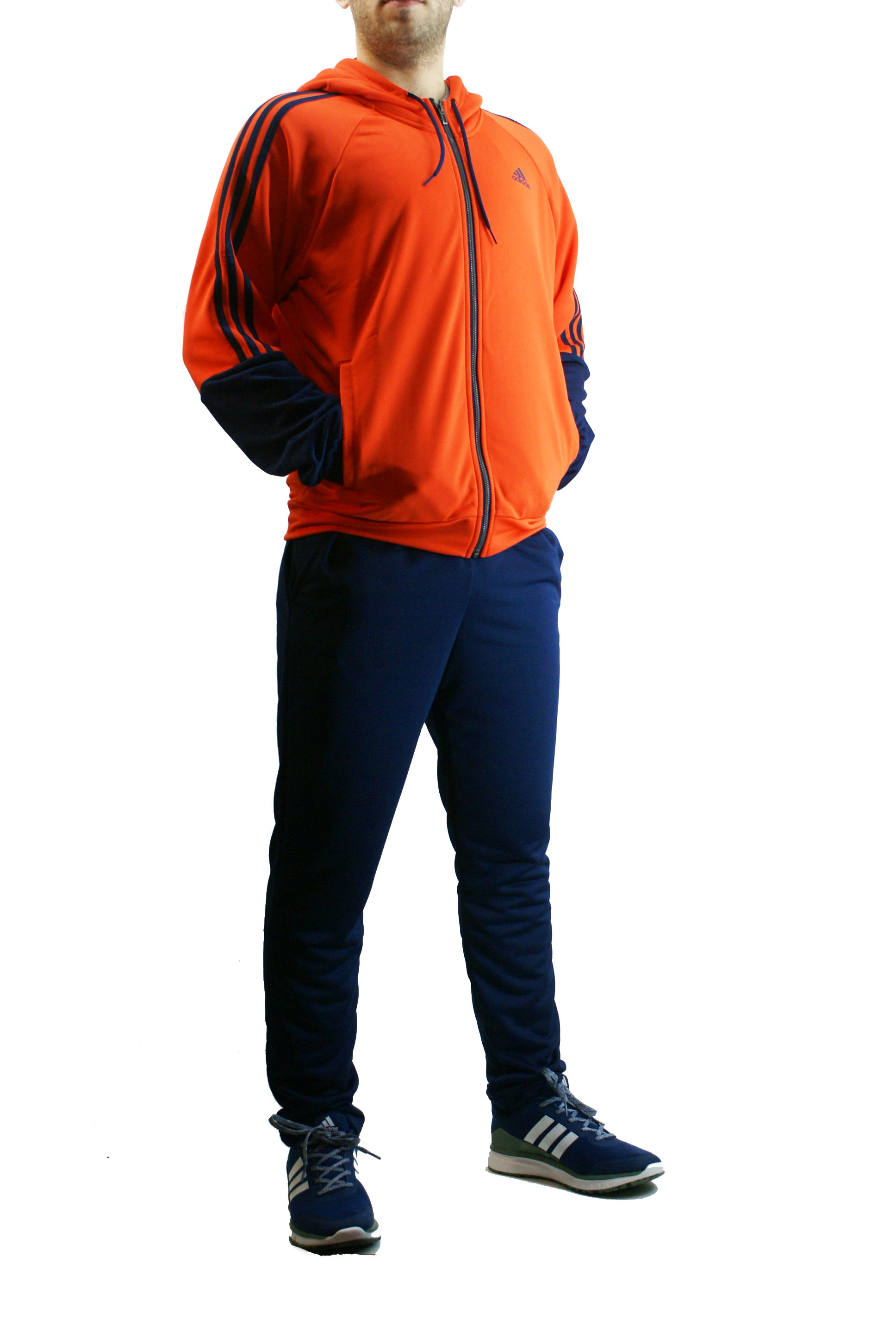 Conjunto Adidas Acetato Azul Naranja Hombre Deporfan - Indumentaria -  Hombres - E-Shop