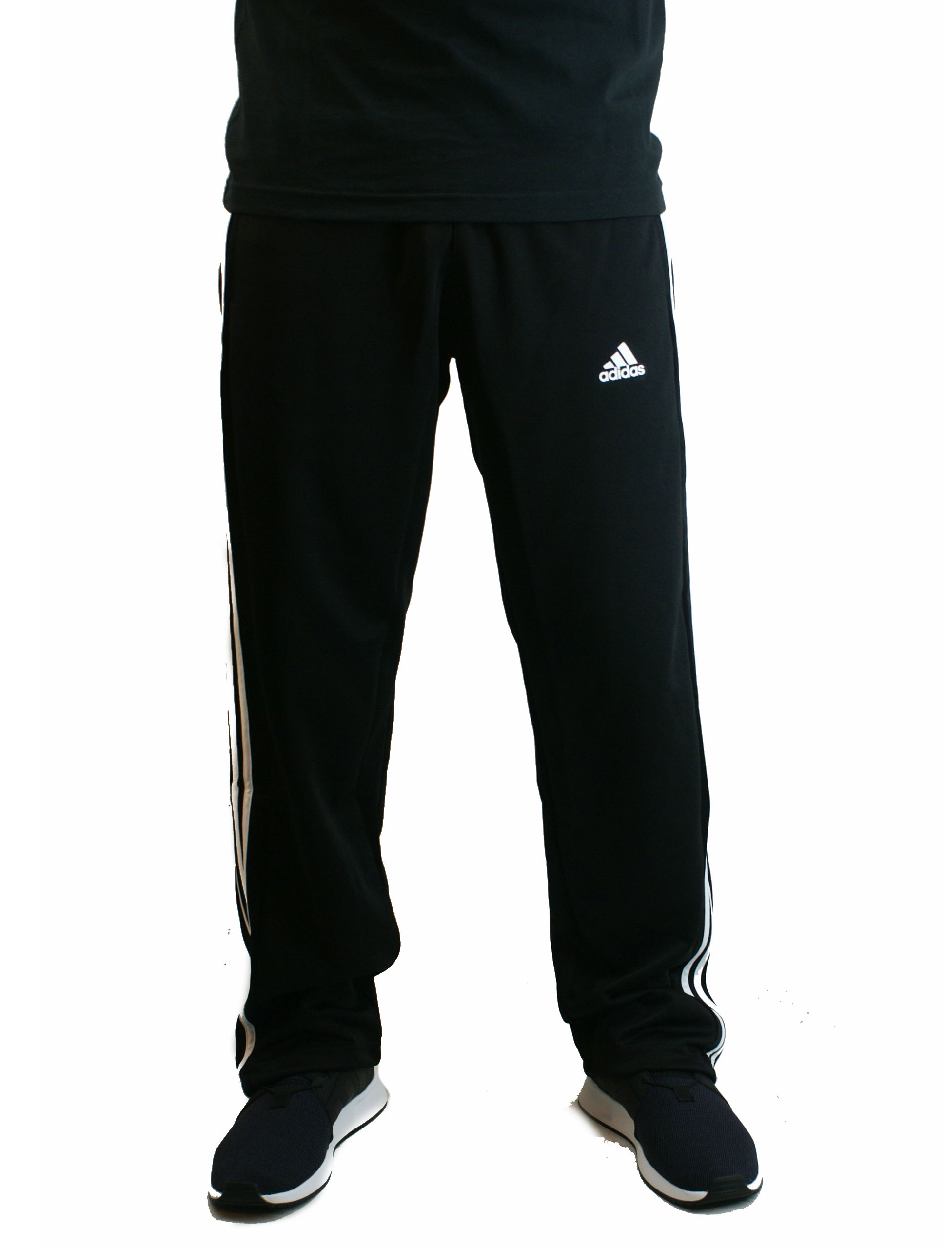 Pantalon Adidas Algodon 3 tiras Negro/Bco Hombre Deporfan - Indumentaria -  Hombres - E-Shop