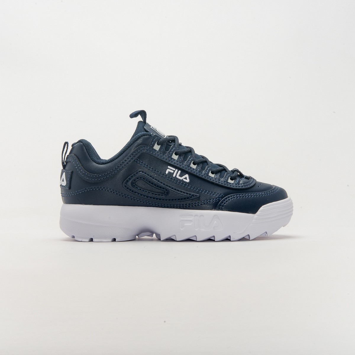 fila disruptor kids blanco